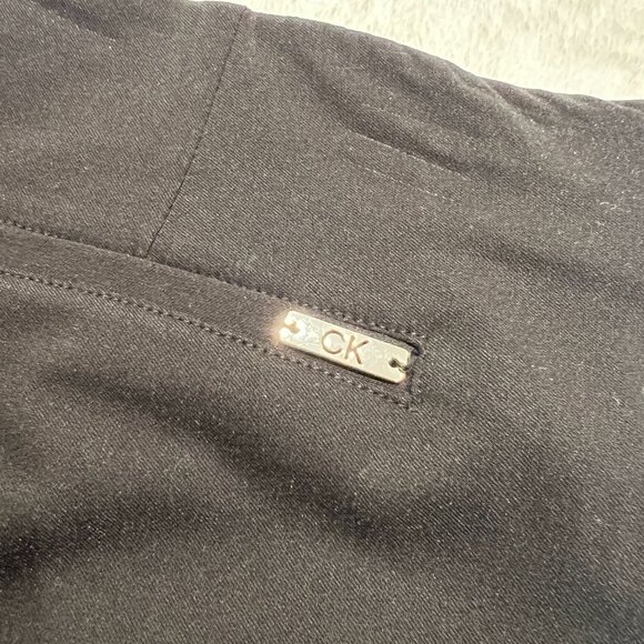 Calvin Klein stretch black office or casual pants - Picture 7 of 9